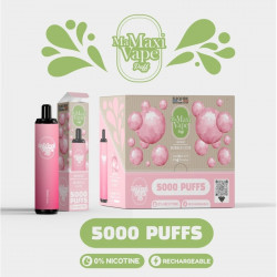 Bubble Gum - Ma maxi vape - 5000 puffs - Vape Pen - Cigarette jetable