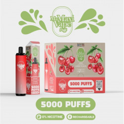 Cerise Glacée - Ma maxi vape - 5000 puffs - Vape Pen - Cigarette jetable
