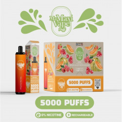 Melon Glacée Fruits Rouges - Ma maxi vape - 5000 puffs - Vape Pen - Cigarette jetable