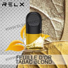 Capsule Pod Infinity - Feuille d'or - Tabac Blond - Relx