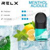 Capsule Pod Infinity - Menthol Acidulé - Menthe Citron - Relx - Infos