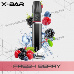 Fresh Berry - Fruits Rouges Frais - X-Bar Click Puff - Vape Pen - Cigarette jetable