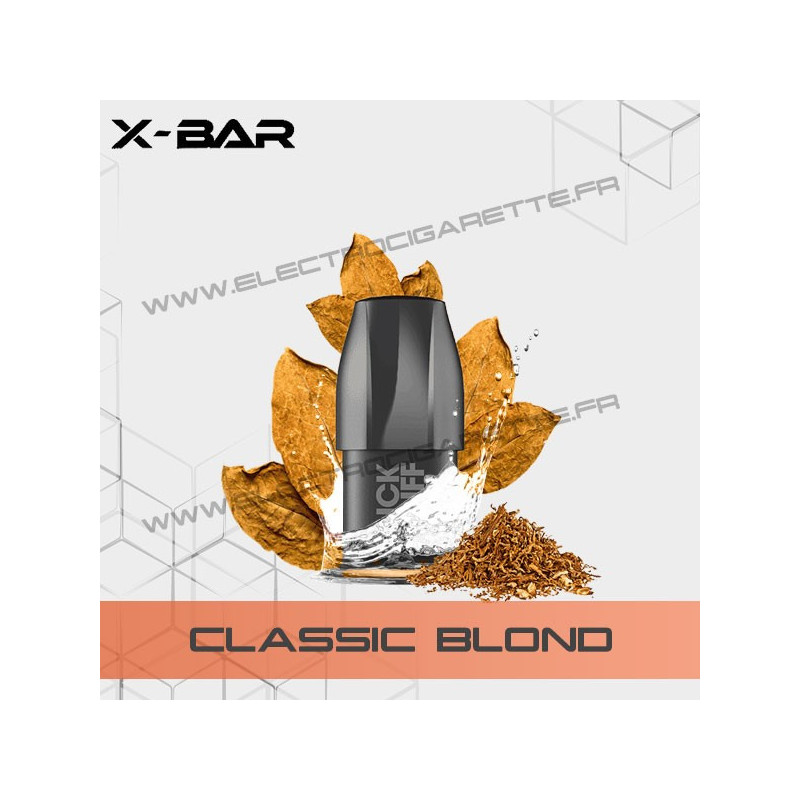 Pod Blond Tobacco - Classic Blond - X-Bar Click Puff - Cartouche Pod