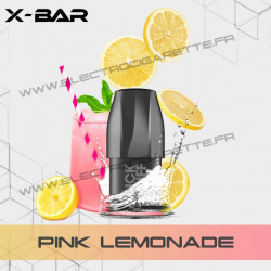 Pod Pink Lemonade - Limonade aux agrumes - X-Bar Click Puff - Cartouche Pod