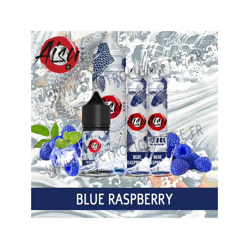 Blue Raspberry - Aisu Juice - Nicotiné ou Sel Nicotine 10ml - ZHC 50ml - DiY 30ml