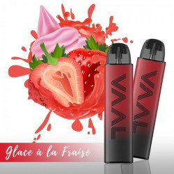 Kit Glace à la Fraise - VAAL CC - Joyetech - Rechargeable - Cigarette jetable