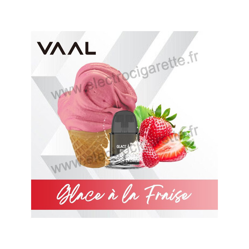 Pod Glace à la Fraise - VAAL CC - Joyetech - 2ml - 650 puffs