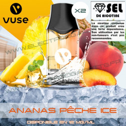 Cartouche EPOD Ananas Pêche Ice - Pod VPro ePod - 2 x Capsules - Vuse (ex Vype)