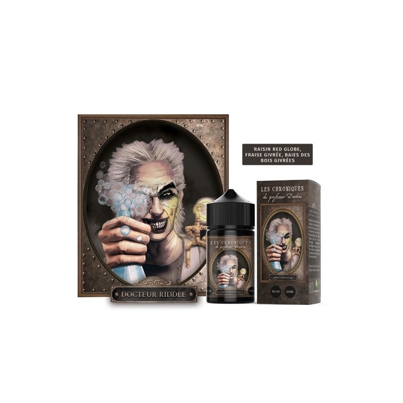 Docteur Riddle - Les Chroniques du Professeur Dawkins - Laboratoire H2O - ZHC 50ml