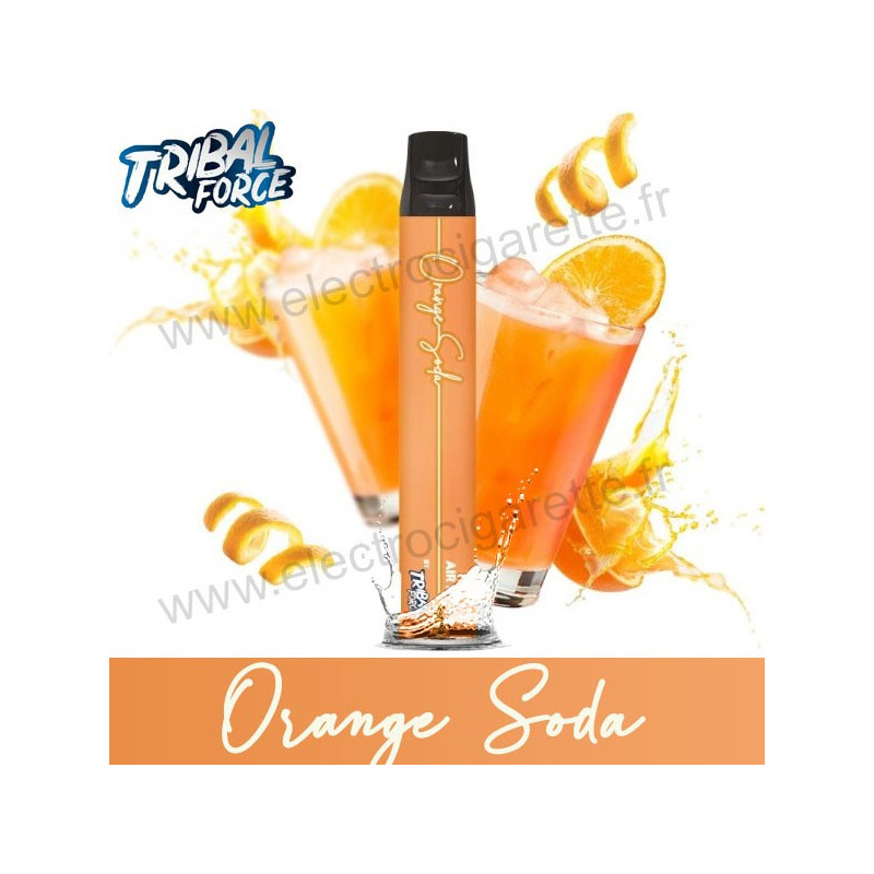 Orange Soda - Tribal Force - Air Puff 600 - Vape Pen - Cigarette jetable