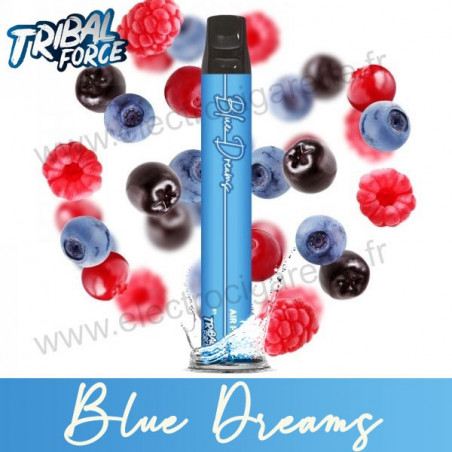 Blue Dreams - Tribal Force - Air Puff 600 - Vape Pen - Cigarette jetable