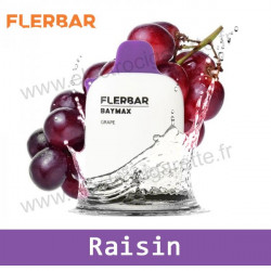 Raisin - Grape - FlerBar Baymax - 3500 Puffs - Puff Vape Pen - Cigarette jetable