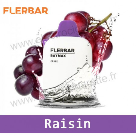 Raisin - Grape - FlerBar Baymax - 3500 Puffs - Puff Vape Pen - Cigarette jetable