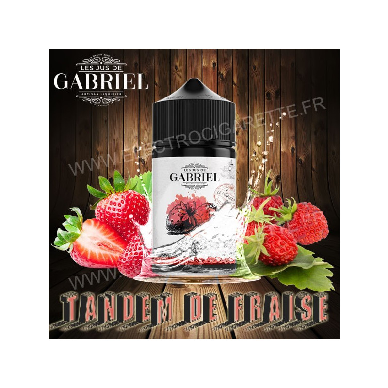 Tandem de Fraises - Les jus de Gabriel - Laboratoire H2O - ZHC 50ml
