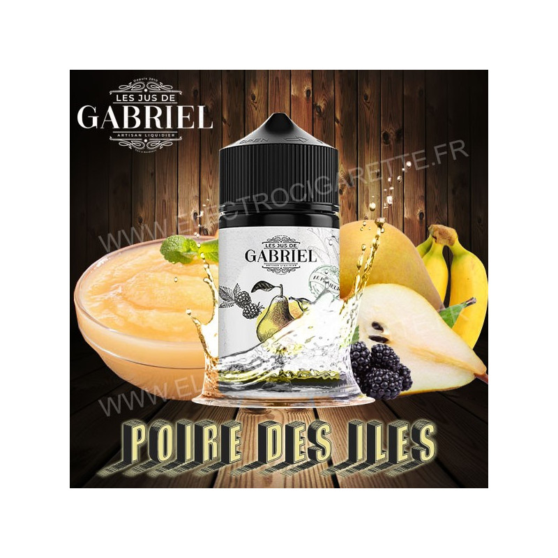 Poire des îles - Les jus de Gabriel - Laboratoire H2O - ZHC 50ml