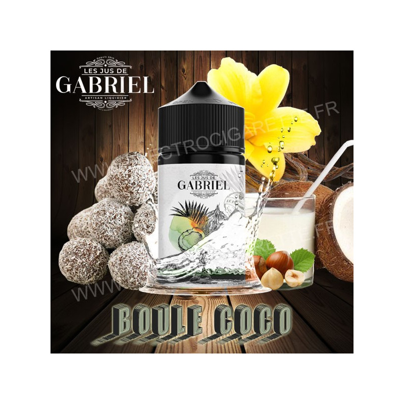 Boule Coco - Les jus de Gabriel - Laboratoire H2O - ZHC 50ml