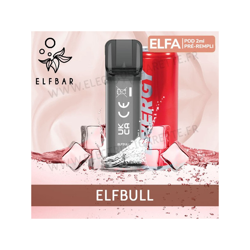 Elfbull - 2 x Capsules Pod Elfa par Elf Bar - 2ml - Vape Pen