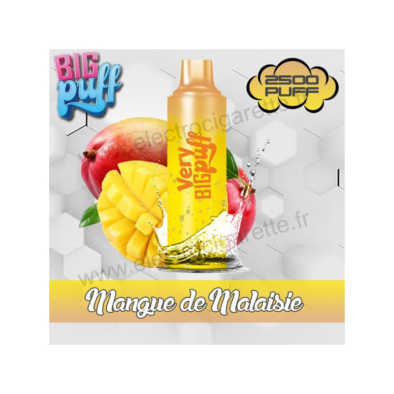 Mangue de Malaisie - Very Big Puff - 2500 bouffées - Vape Pen - Cigarette jetable