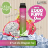 Fruit du Dragon Ice - Ma mega vape - Vape Pen - Cigarette jetable