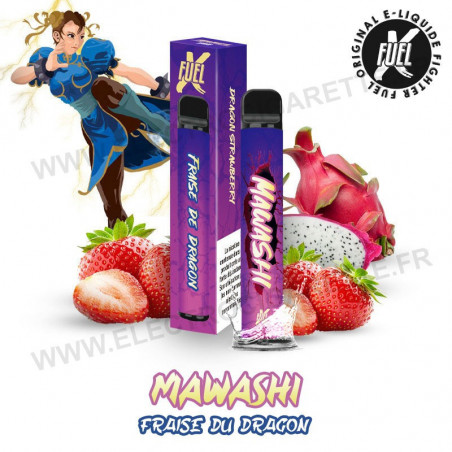 Mawashi - Fraise du Dragon - Fighter Fuel - Vape Pen - Cigarette jetable - 600 Puff