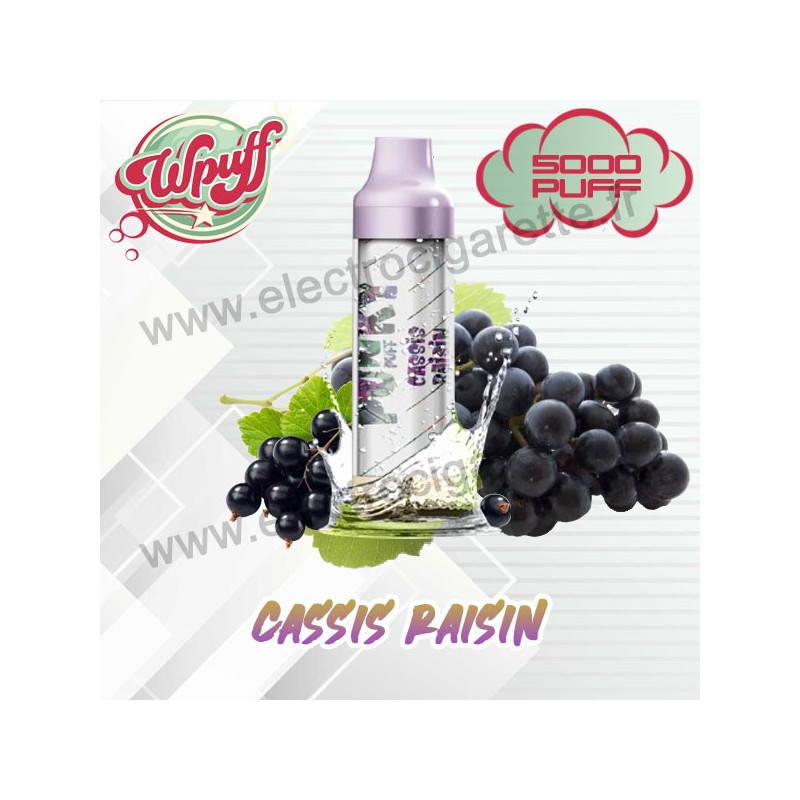 Cassis Raisin - Wpuff - Punky - 5000 Puffs - Vape Pen - Cigarette jetable