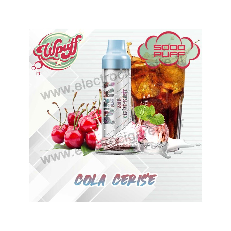 Cola Cerise - Wpuff - Punky - 5000 Puffs - Vape Pen - Cigarette jetable