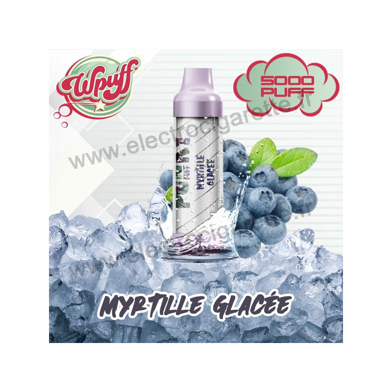 Myrtille Glacée - Wpuff - Punky - 5000 Puffs - Vape Pen - Cigarette jetable