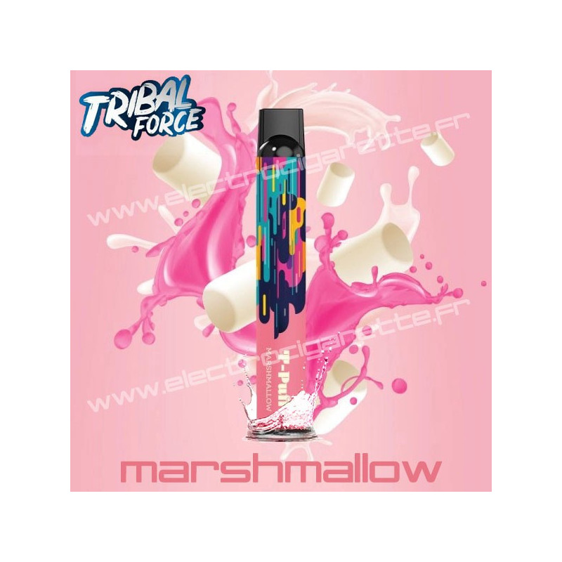 Marshmallow - Tribal Force - T-Puff Mesh 600 - Vape Pen - Cigarette jetable