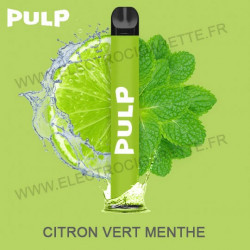 Puff Jetable - Le Pod 600 - 2Ml - Pulp - 00Mg - 10Mg - 20Mg - Citron vert Menthe
