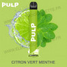 Puff Jetable - Le Pod 600 - 2Ml - Pulp - 00Mg - 10Mg - 20Mg - Citron vert Menthe