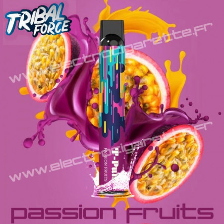 Passion Fruit - Tribal Force - T-Puff Mesh 600 - Vape Pen - Cigarette jetable