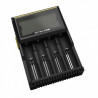 Chargeur Digicharger D4 Nitecore - Ecran LCD + câble allume cigare