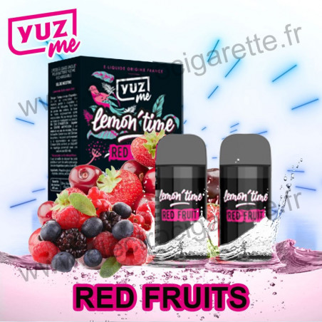 Red Fruits - Lemon'time - EliquidFrance - 600 Puffs - Cigarette rechargeable