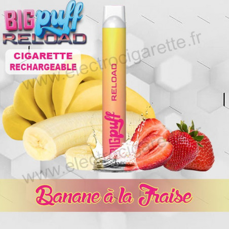 Kit Fraise Grenadine - Big Puff Reload - Vape Pen - Cigarette rechargeable - 600 puffs