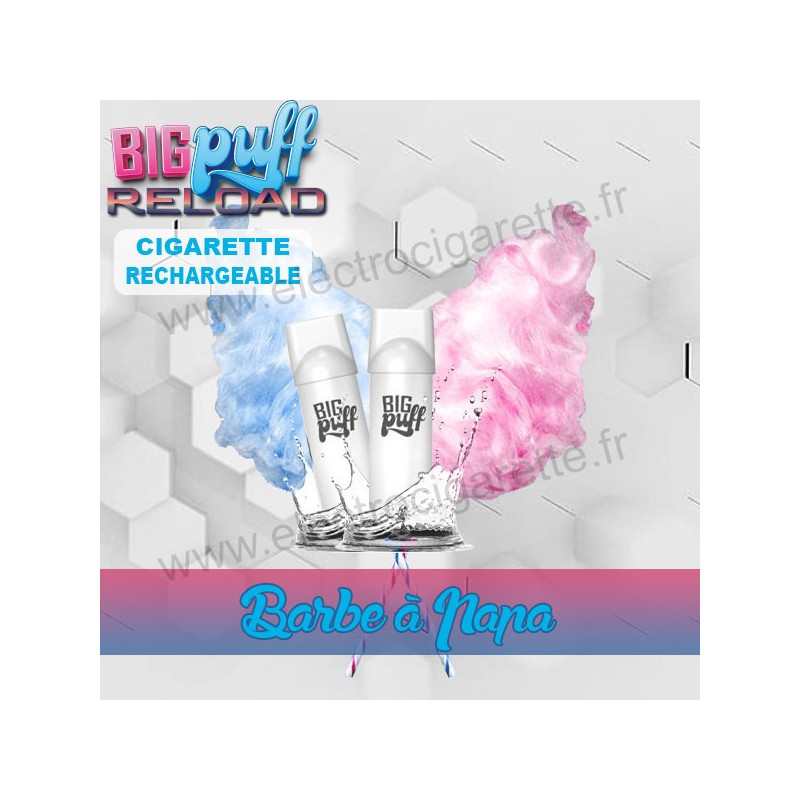 Pod Barbe à Papa - Big Puff Reload - Vape Pen - Pod Jetable - 600 puffs