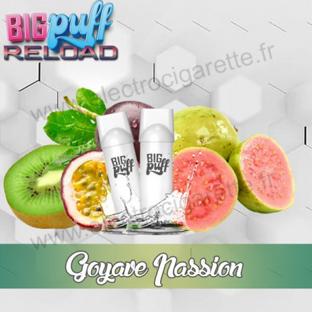 Pod Goyave Passion - Big Puff Reload - Vape Pen - Pod Jetable - 600 puffs