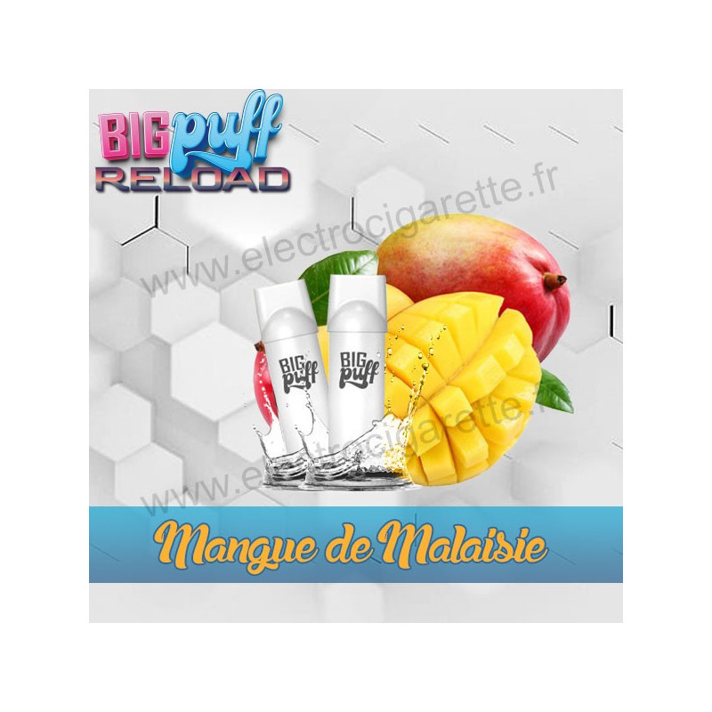 Pod Mangue de Malaisie - Big Puff Reload - Vape Pen - Pod Jetable - 600 puffs