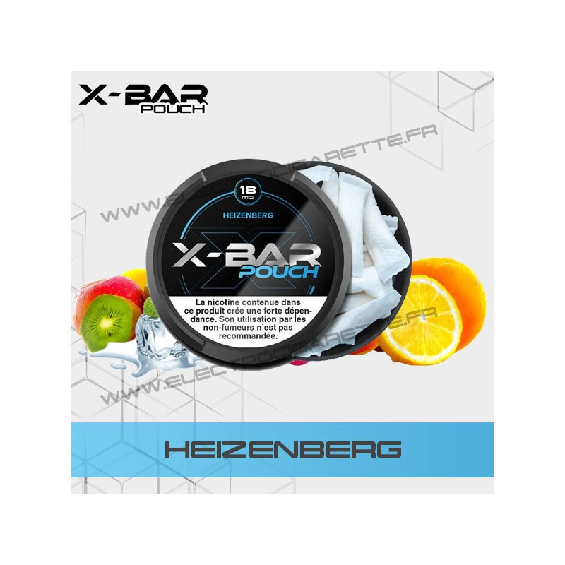 Heizenberg - Sachets de Nicotine Pouch - X-Bar - 20 sachets