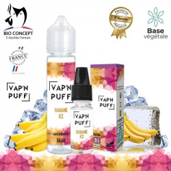 Banane ice - Vape'N Puff - Bio Concept - 10ml et ZHC 50ml