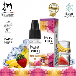 Fraise banane ice - Vape'N Puff - Bio Concept - 10ml