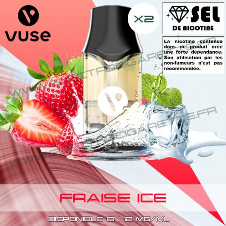 Cartouche EPOD Fraise Ice - Pod VPro ePod - 2 x Capsules - Vuse