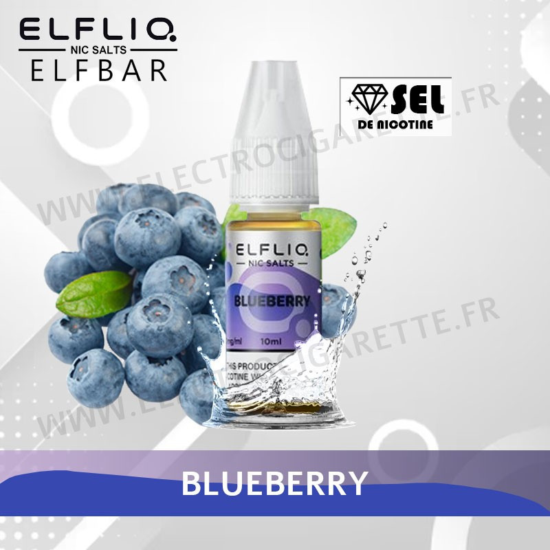 Blueberry - Elfliq - Elfbar - 10ml - Recharge eliquide