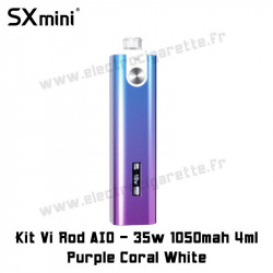 Kit Vi Rod AIO - 35w - 1050mah - 4ml - SX Mini - Purple Coral White