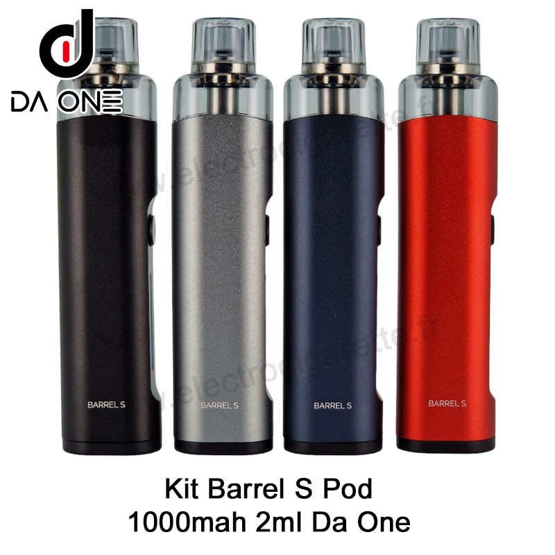 Kit Barrel - S Pod - 1000mah - 2ml - Da One - Toutes les couleurs