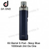 Kit Barrel - S Pod - 1000mah - 2ml - Da One - Couleur Navy Blue