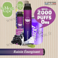 Raisin énergisant - Ma mega vape - Vape Pen - Cigarette jetable