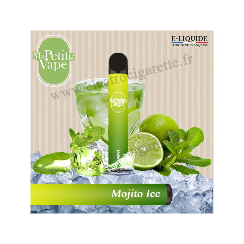 Mojito Ice - Ma petite vape - Vape Pen - Cigarette jetable