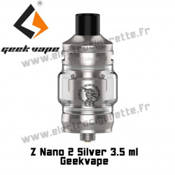 Clearomiseur Z Nano 2 - 3.5ml - Geekvape - Couleur Silver