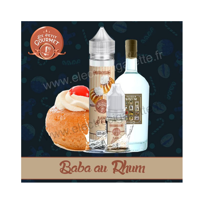 Baba au rhum - Le petit gourmet - Savourea - Flacon de 70ml ou 10ml