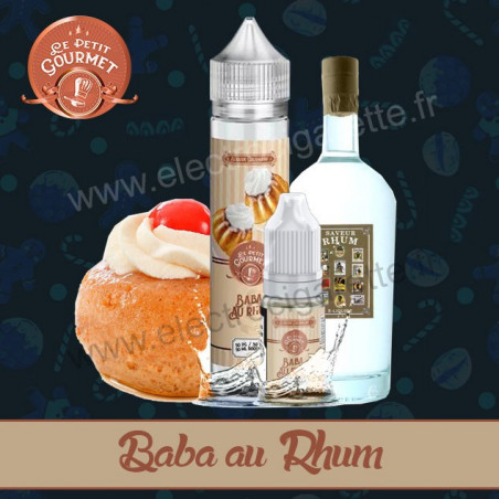 Baba au rhum - Le petit gourmet - Savourea - Flacon de 70ml ou 10ml